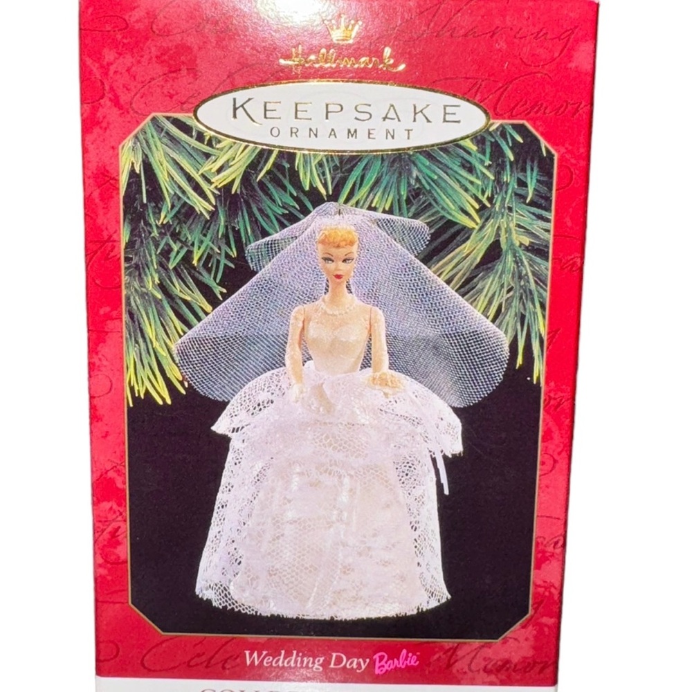Hallmark 1997 Wedding Day Barbie Doll Christmas Ornament Series Vintage